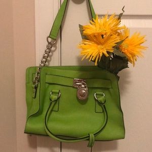 Michael Kors Saffiano Hamilton Handbag! 👜💓